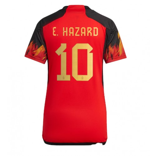 Dres Belgija Eden Hazard #10 Domaci za Žensko SP 2022 Kratak Rukav